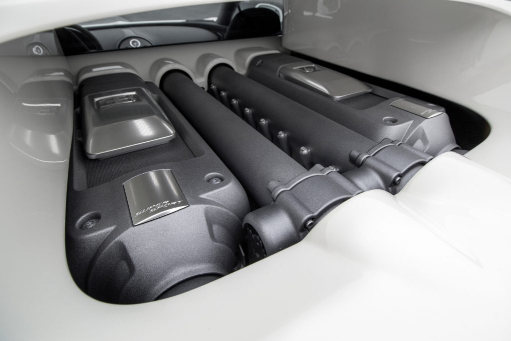 Bugatti Veyron 16.4 Super Sport North America 2010 двигатель
